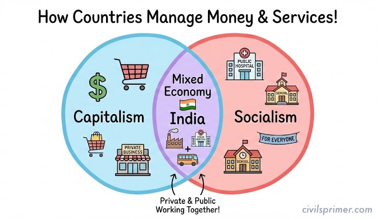 Mixed Economy UPSC Notes