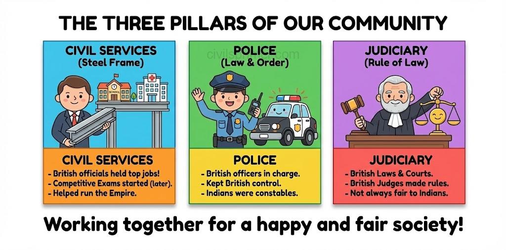 Administation of British India 1773-1857 UPSC Modern India Basics