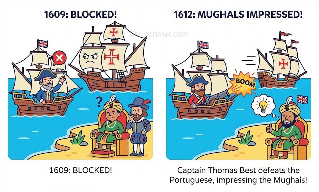 Arrival of British EIC at Jahangir Court UPSC Modern India Basics