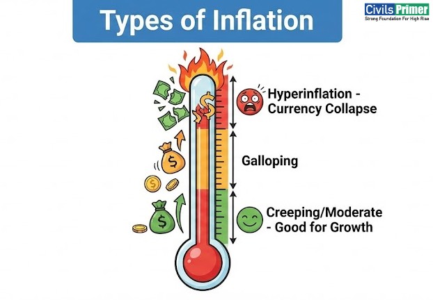 Inflation and Deflation simplified UPSC Exam