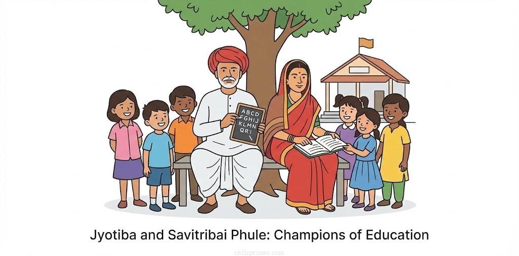Jyotiba Phule and Savitri bai phule UPSC Modern Indian History Basics