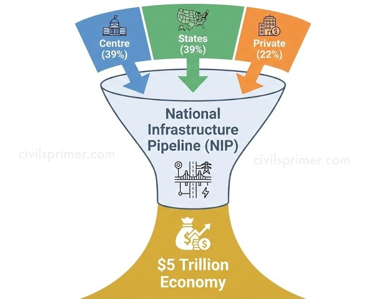 National Infrastructure Pipeline UPSC Economy Infrastructure Pipeline Basics