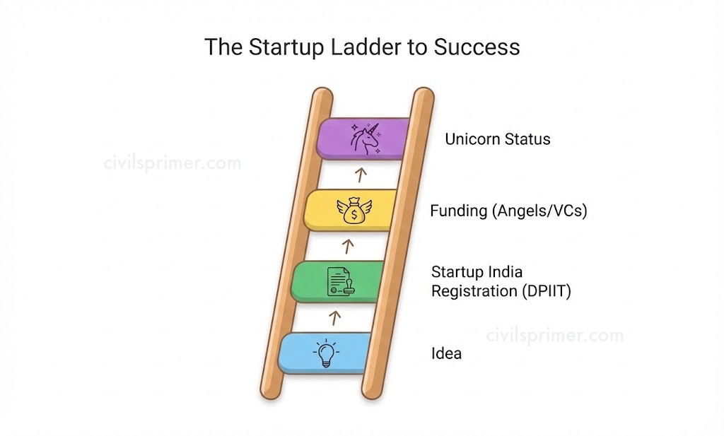 Startup Ecosystem UPSC Mains Notes