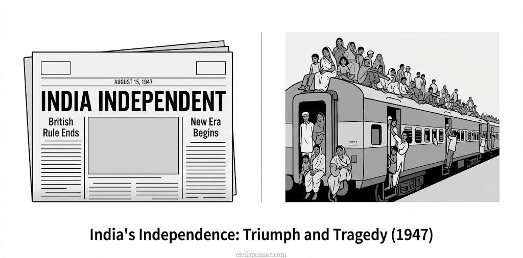 indias partition 1947 upsc modern india basics