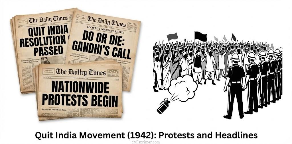 quit india movement upsc modern india basics